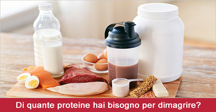 proteine per perdere peso